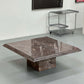 1980S ITALIAN MARBLE COFFEE TABLE BY STONE INTERNATIONAL