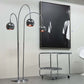 ITALIAN CHROMED METAL FLOOR LAMP BY GOFFREDO REGGIANI