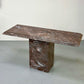 VINTAGE ITALIAN MARBLE CONSOLE TABLE BY STONE INTERNATIONAL