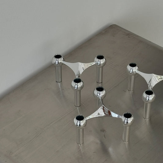 SPACE AGE MOLECULAR CANDLE HOLDER BY LEVON VALLINI