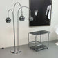 ITALIAN CHROMED METAL FLOOR LAMP BY GOFFREDO REGGIANI