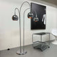 ITALIAN CHROMED METAL FLOOR LAMP BY GOFFREDO REGGIANI
