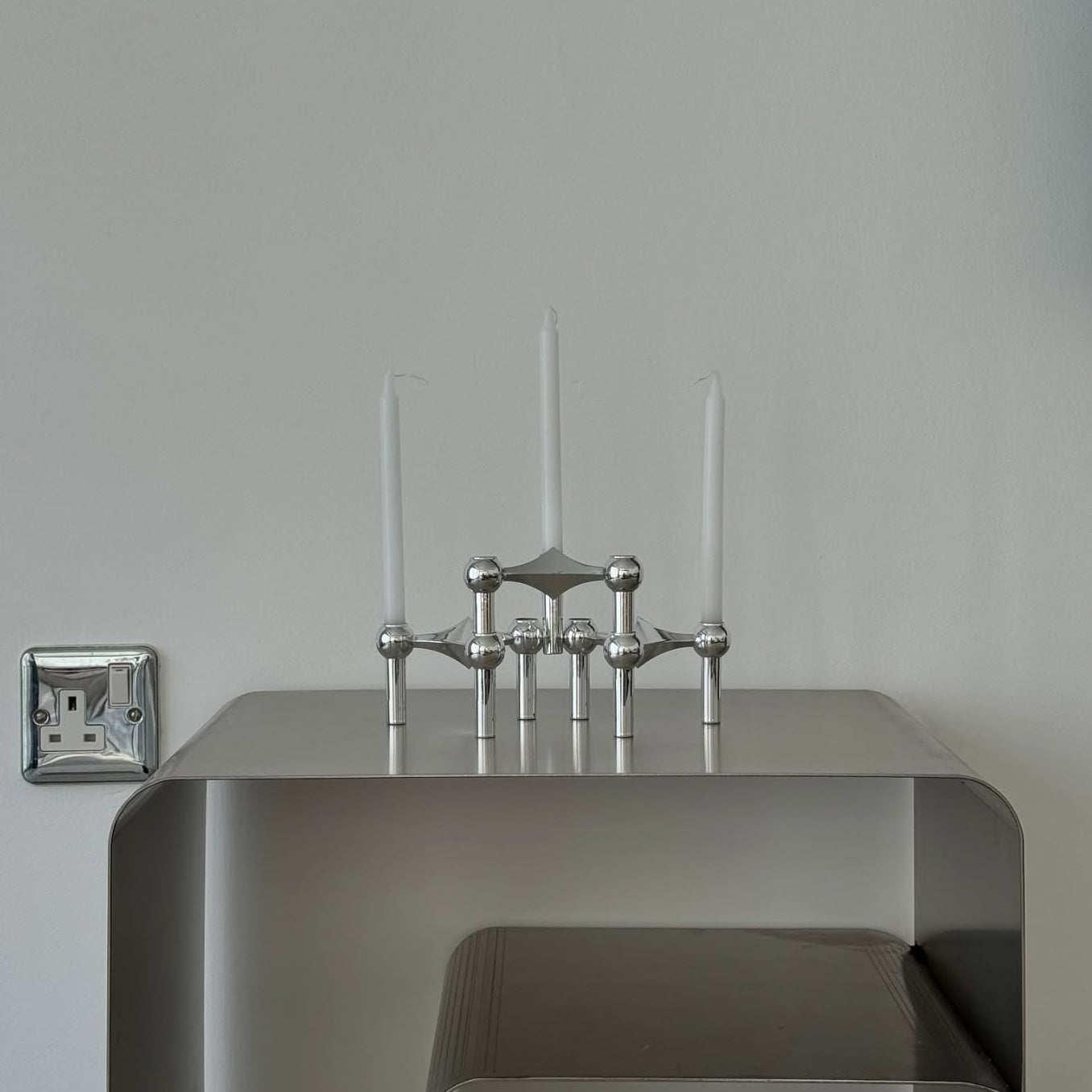 SPACE AGE MOLECULAR CANDLE HOLDER BY LEVON VALLINI